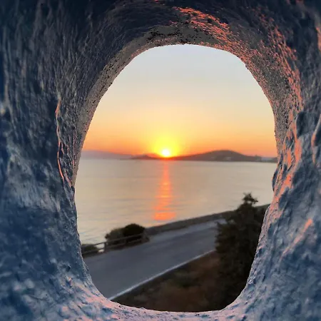 빌라 Unique Beachfront Cycladic @ 아기오스프로코피오스