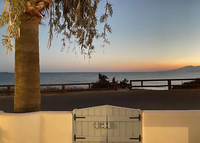 Unique Beachfront Cycladic @ 빌라 *