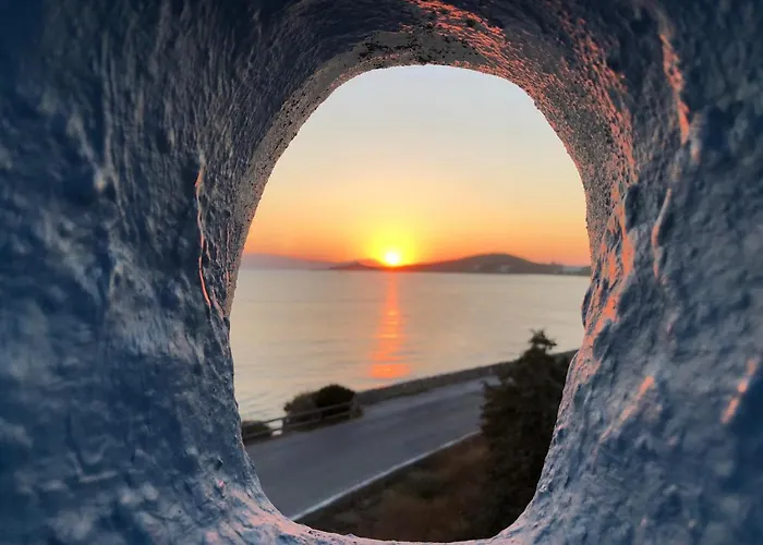 빌라 Unique Beachfront Cycladic @ 아기오스프로코피오스