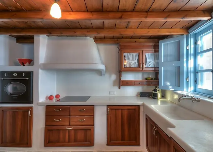 Unique Beachfront Cycladic @ 빌라 아기오스프로코피오스