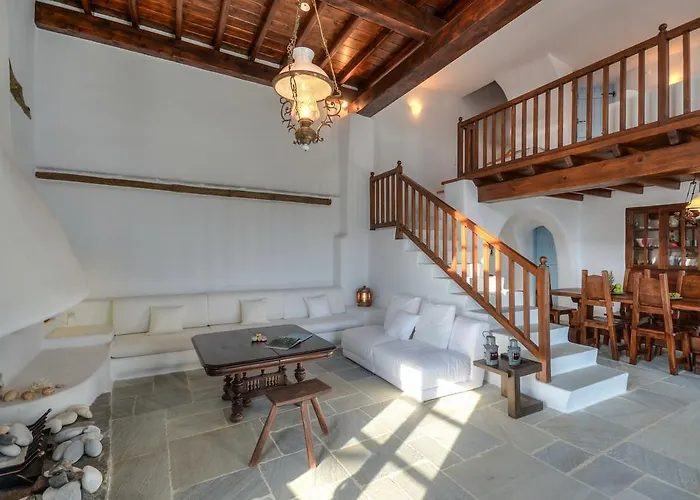 빌라 Unique Beachfront Cycladic @ 아기오스프로코피오스