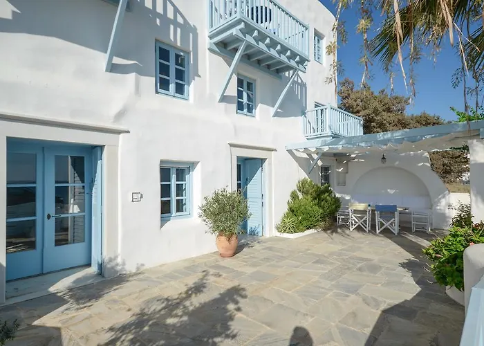 Unique Beachfront Cycladic @ 빌라 아기오스프로코피오스