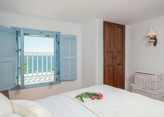 Unique Beachfront Cycladic @ *