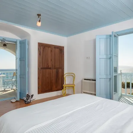 Unique Beachfront Cycladic @