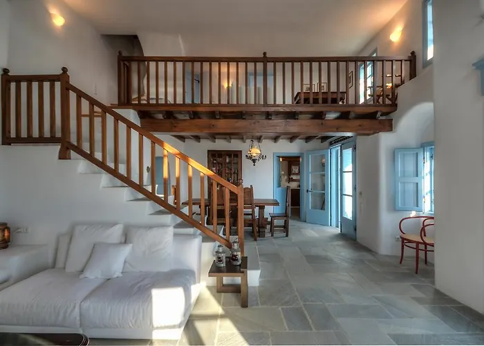 Villa Unique Beachfront Cycladic @ *